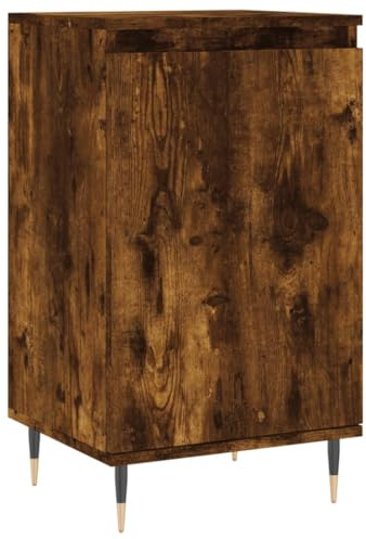 vidaXL Aparador Madera de ingeniería Roble Ahumado 40x35x70 cm