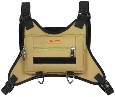 LYEAA Mochila deportiva con correa ajustable en el pecho frontal - Mochila tipo chaleco de viaje de gran capacidad para correr y viajar