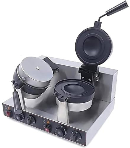 Prensa For Paninis De Helado, Máquina Eléctrica For Hacer Hamburguesas con Helado, Prensa Antiadherente Comercial For Hamburguesas, Control De Temperatura De 50-300 °C, Temporizador De 5 Minutos.(B)