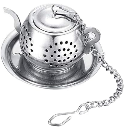 Gcljlmy Uovo da tè sfuso, uovo di spezie, rete extra fine, colino da tè per condimento del tè preparato