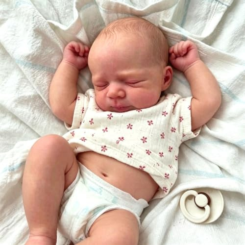 Anano Bebe Reborn Vinilo Cuerpo Completo 45cm Bebe Reborn Niño Realista, Bebes Reborns De Vinilo Blanda, Muñecos Reborn Reales