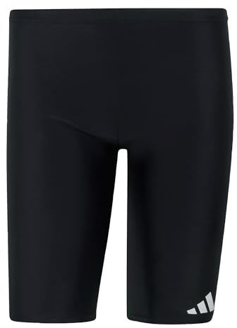 adidas Men's Solid Swim Jammers Swimwear, Black, 30