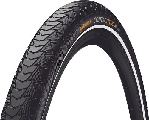 Continental Contact Plus Fahrradschlauch, Schwarz, 47-622