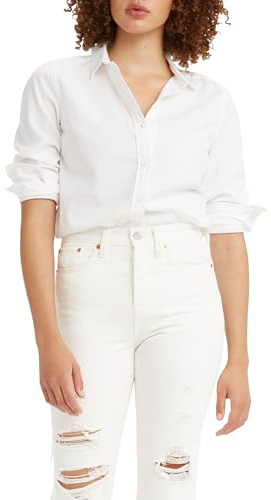 Levi's New Classic Fit Bw, Donna, Bright White, L