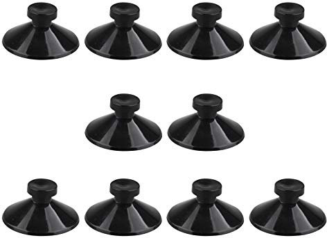HALJIA 10PCS Rubber Family Aquarium Fish Tank Bowl Tools Suction Cups Suction Cup Clip Sucker for Aquarium Fish Tank Pump Black 27mm