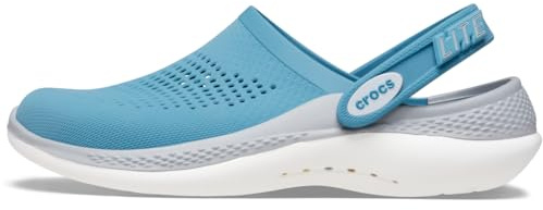 Crocs Literide 360 Clog, Zuecos Unisex adulto, Blue Steel Microchip, 37/38 EU