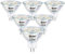 DiCUNO Lampadina LED dimmerabile GU5.3 MR16, Bianco caldo 2700K, 12V, 5W equivalente a lampade alogene 50W, 440LM, Faretto LED dimmerabile per soffitto, 6 pezzi