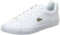Lacoste Herren Low-Top Sneaker T-Clip 0120 2 SMA, Männer Halbschuhe,schnürschuhe,schnürer,Business,Freizeit,WHT/WHT (21G),43 EU / 9 UK