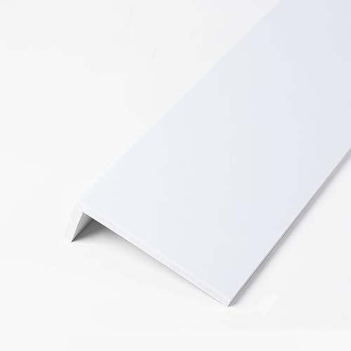 Appui de Fenêtre Couverture de Rebord de Fenêtre en Acrylique Blanc, Finition de Carrelage de Taille Personnalisée pour Baie Vitrée, Protecteurs de Nez de Rebord de Fenêtre pour La Maison/ Bureau ( Co