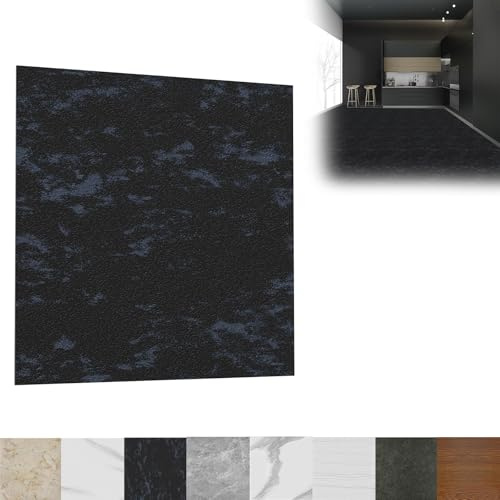LZQ PVC-golvbeläggning, vinylgolv, självhäftande 30×30 cm 54 stycken vinylplattor 5,02 m² golvplattor, självhäftande kakel, rutschfast, självhäftande kakel golv slitstarkt vattentätt för vardagsrum