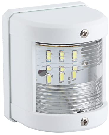 12V / 24V LED-navigationssignal Ljus Mastlampa med IP66 ABS-plast för Båtar Upp Till 12 M / 39.4ft 135 ° Balkvinkel 5500-6300k Färgtemperatur