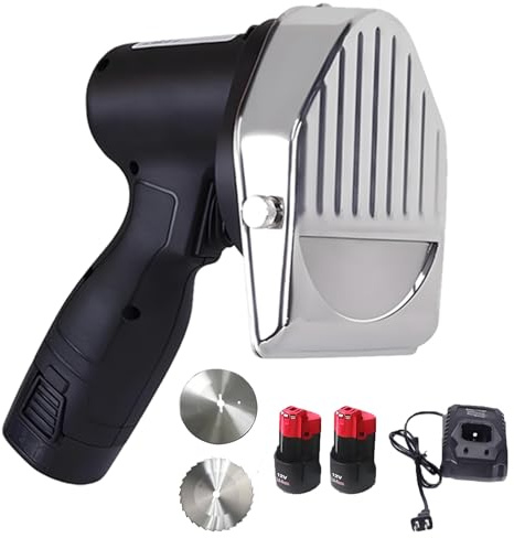 Taglierina per Carne Gyro, affettatrice Shawarma, Coltello Elettrico per Kebab Doner, Spessore Massimo 8 mm, con 2 Lame da 0,5 mm, per Tagliare Kebab Turco, Agnello e Tacchino