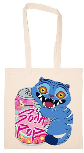 Derpy Läsk Beige Totebag Miljövänlig Återanvändbar Bomullsväska Beige Totebag Eco Friendly Reusable Cotton Bag