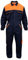 C.B.F. Balducci Group Arbeitsanzug mit mehreren Taschen, Blau / Orange, M