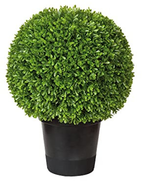 Fink Buchskugel, Kunstblume, Kunststoff, grün, H= 52 cm, Ø 40 cm Neuheit 2020 187400