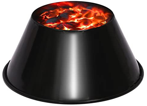 KAMaster Barbecue monobloc sans soudure pour bouilloire Weber de 47,7 cm, 22,5 cm, 67,9 cm, support de briquet de charbon de bois compatible avec les grands œufs verts L/XL, Kamad Joe, UDS...
