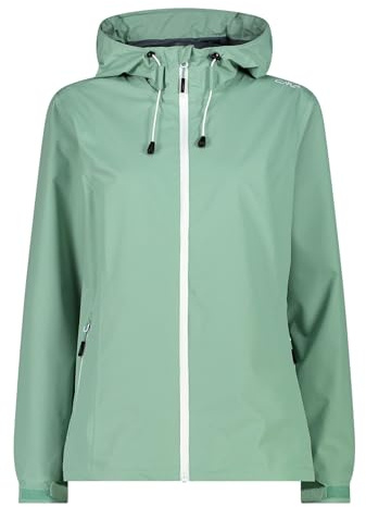 CMP Damen Giacca Pioggia In Poliestere Antistrappo Da Donna Regenjacke, Jade, M EU