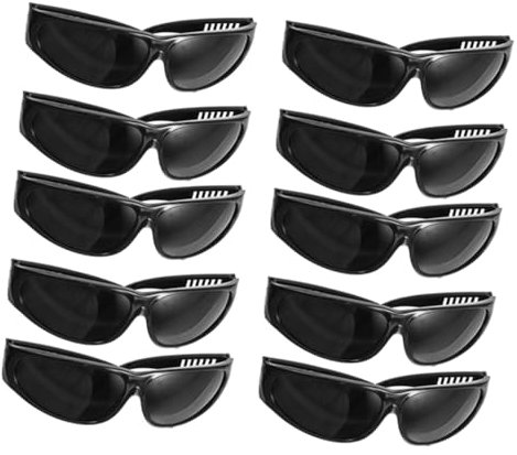 BESTonZON Schweißbrille 10 Paar Schweissbrillen Schleifbrille Schweißbrillen Sicherheitsbrillen Gläser Schutzbrille zum Schweißen Augenschutz winddicht Schutzbrillen Polycarbonat-Linse