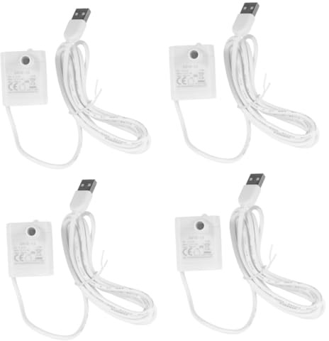 HANABASS 4pcs Mini Submersible Water Pump Battery Operated External Filter Aquarium Pump for Pool Fish Tank Fountain