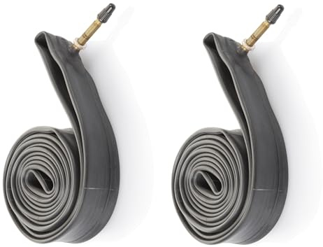Lot de 2 chambres à air 26 , 1 3/8 x 1 1/4, valve française ETRTO 47-559 47-571 35-584 47-584 32-59 37-590 44-590 32-597 City-Bike Gravel Bike Vélo hollandais ingbike 26 (66 cm)
