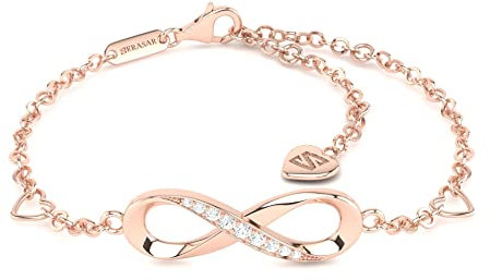 SERASAR Silber Armband Damen Schmuck 925 Sterling 18 Karat Rose Gold Kette Mädchenarmband Mädchen Armreif Geschenk Idee Valentinstag Jahrestag Geburtstag Geschenke für Frauen