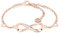 SERASAR Silber Armband Damen Schmuck 925 Sterling 18 Karat Rose Gold Kette Mädchenarmband Mädchen Armreif Geschenk Idee Valentinstag Jahrestag Geburtstag Geschenke für Frauen