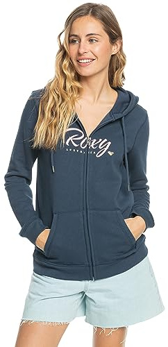 Roxy ITIA Zip Signature Pull Femme, Mood Indigo, XL
