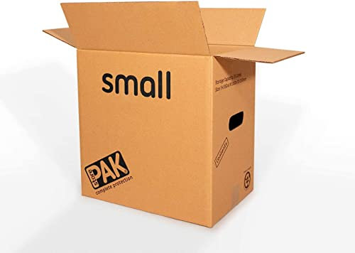 StorePAK Strong Boxes with Carry Handles - Pack of 7 Small Storage Boxes (30 Litres) - Durable, Recycled, and Easy-to-Use