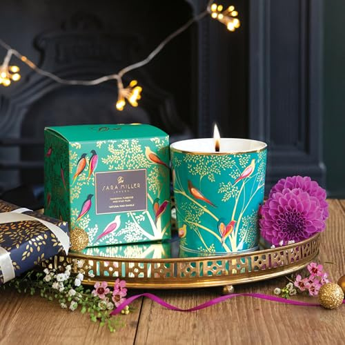 Sara Miller Chelsea-kollektion – mandarin, tuberos och vild mysk naturligt vaxljus