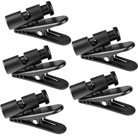 KICHOUSE 5 Uds Clip De Cable De Auriculares Clips De Cable Clips De Cable USB Clip De Cable De Auricular Abrazaderas De Fijación De Cable De Micrófono Accesorio De Micrófono Clips