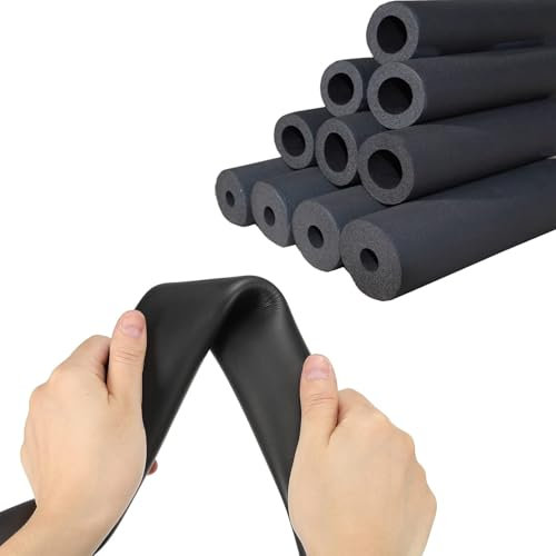 Tuyaux De Mousse Antigel, Tube Housse Isolation, Manchon De Protection Pour Poignée D'outil, Poteaux De Trampoline Tuyau Couvercles, ID 25mm 32mm 43.0mm 48mm 60mm 76mm 89mm 114.0mm(ID48mm X T30mm X L1