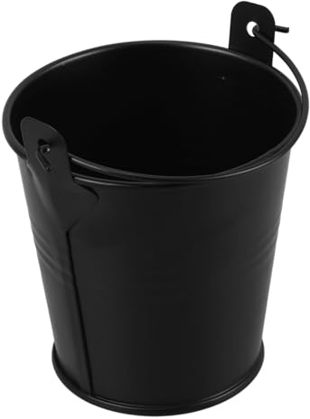 Hemobllo Secchio Di Metallo Per Raccolta Grasso e Olio Da Barbecue Secchio Riutilizzabile Per Contenitore Per Grasso e Olio Per Cucinare All Aperto e Picnic