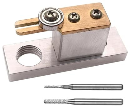 Fiol elektrisk tråd inbäddningsfäste fiol Luthier verktyg elektrisk lila spårskärare delar med 2 delar fräs