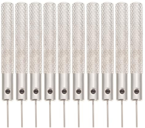 QUMIIRITY Estrattore Sim 10 Pezzi in Ferro 0,7mm Pin Espulsione Sim per Smartphone Strumenti per Rimozione Portatili e Resistenti per Accessori Cellulari