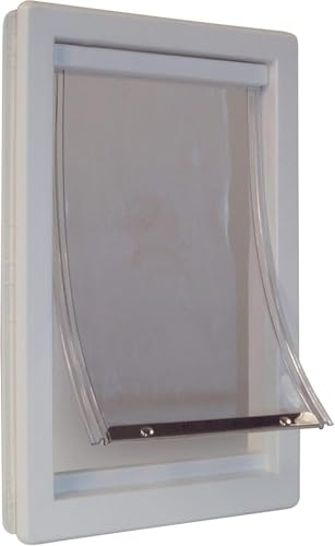 Ideal Pet Products Designer Series Plastic Pet Door with Telescoping Frame, Small, 5 x 7 Flap Size