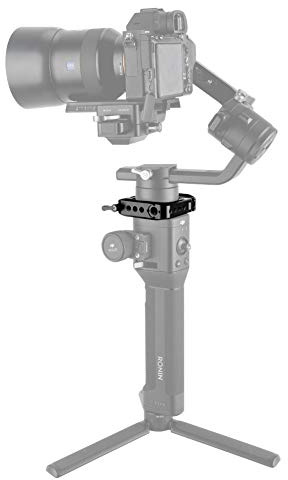 NICEYRIG Mounting Clamp Ring for DJI Ronin S, with NATO Rail 1/4 3/8 Thread for Gimbal Side Handle, Monitor Mount, Articulating Arm - 279