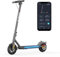 M MEGAWHEELS Scooter Eléctrico, Autonomía 30-35KM, Velocidad Máxima 25KM/H, Neumáticos 9, Motor 350 W, Carga Máxima 120KG, Control App, Plegable y Portátil (Negro)