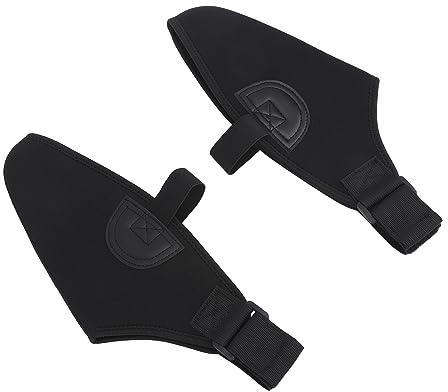 Dilwe Ski Boot Covers, 1 Pair Ski Boot Covers Keep Warm Professional Windproof Soft Snow Shoes Cover for Outdoor Activities