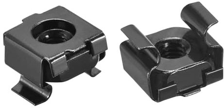 QUARKZMAN Tuercas Enjauladas de Inserción Rápida Tuerca de Acero al Carbono M4 X 0.7Mm para Armario de Estantes de Servidor 5 Piezas