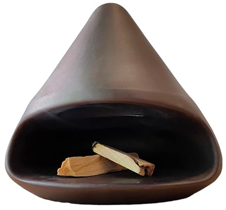 Santo - Quemador de cerámica, Quemador de Incienso, Hecho a Mano, Soporte para Aroma, Cuenco para Sala de Yoga, decoración de meditación