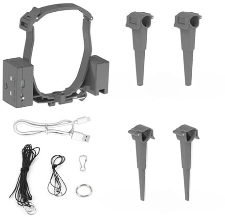 SZZCNOX Dispositivo de liberación de gotas de aire para DJI Mavic 4 Pro, sistema de lanzamiento, entrega de transporte con trenes de aterrizaje para boda, pesca, cebo, búsqueda y rescate, accesorios