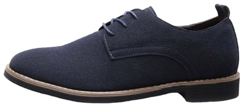 Herrkostymskor skosnören, affärsskor eleganta formella skor tjock sula bröllopsskor slip-on mockasiner halkfria klänningsskor aftonskor avslappnade arbetsskor