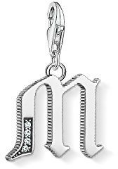 Thomas Sabo - Colgante de Mujer, Plata de Ley 925 con Circonitas Blancas, Dorado, 6 cm