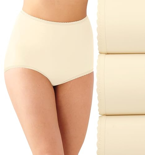 Bali Women's Skimp Skamp Brief 3-Pack Underwear, Assorted, 6