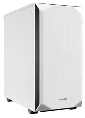 be quiet! Pure Base 500 White Case PC con 2 ventole Pure Wings 2 140mm, copertura Superiore ottimizzata per silenzio e flusso d'aria, supporto radiatori Fino a 360mm