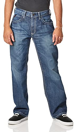 ARIAT Men’s Flame Resistant M4 Relaxed Ridgeline Boot Cut Jean