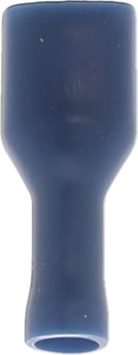 Restagraf - Capocorda isolata Femmina Non Rinforzata, per Fili elettrici da 1 a 2,5 mm², Dimensioni 6,35 x 0,8 mm, crimpatura Semplice e Solida - RIF. 306610 - Confezione da 50