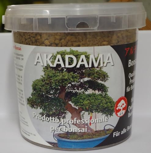 Akadama 2,5 litres - terreau pour bonsaï - substrat pour bonsaï - terreau professionnel - terreau spécifique