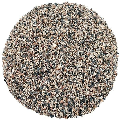 Ausluru 100% Natural Sand, Multi-Purpose Mixed Silica Sand for Fire Pits, Aquariums, and Landscaping, 5LB Large