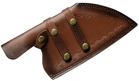 BESTonZON De Cuero Cuchillos De Chef Vaina Pu Cuchillo De Cuero Cuchillo De Carnicero Vaina De Cuero Cuchillo De Chef Guardia Cocina Protectora Cuchillos Cubierta Al Aire Cuchillo De